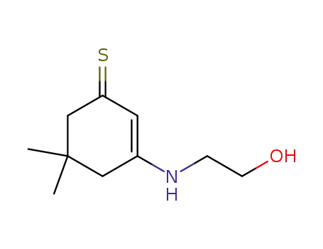 3-[(2-hydroxyethyl)amino]-5,5-dimethylcyclohex-2-ene-1-thione