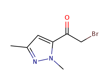 2-Bromo-1-(1,3-dimethyl-1H-pyrazol-5-yl)ethanone ,90%