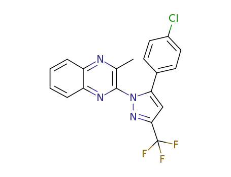 1-(3-methylquinoxalin-2-yl)-5-(p-chlorophenyl)-3-trifluoromethylpyrazole