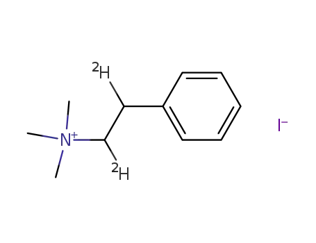 2-phenylethyl-1,2-d<sub>2</sub>-trimethylammonium iodide