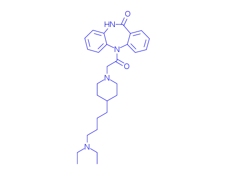 5-((4-(4-(diethylamino)butyl)-1-piperidinyl)acetyl)-10,11-dihydrobenzo(b,e)(1,4)diazepine-11-one