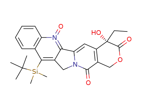 (20S)-7-tert-butyldimethylsilylcamptothecin N-oxide