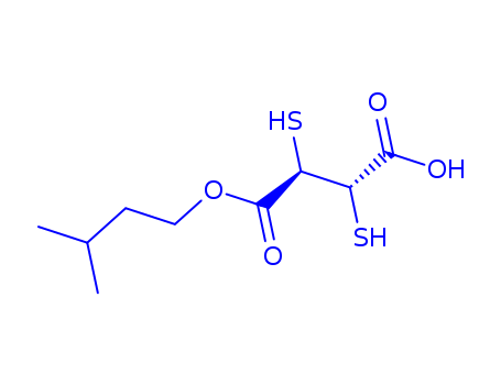 Butanedioic acid,2,3-dimercapto-, 1-(3-methylbutyl) ester, (2S,3R)-rel-