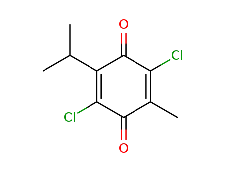 2,5-dichloro-3-isopropyl-6-methyl-[1,4]benzoquinone