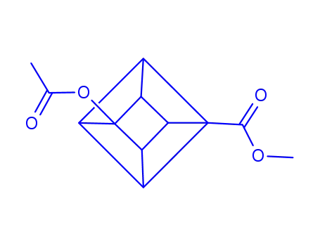 Molecular Structure of 225115-48-0 (METHYL 4-ACETOXYCUBANECARBOXYLATE)