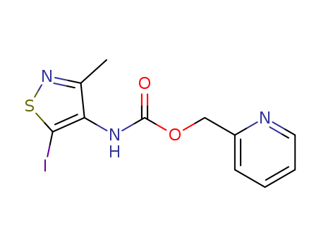 pyridin-2-ylmethyl 5-iodo-3-methylisothiazol-4-ylcarbamate