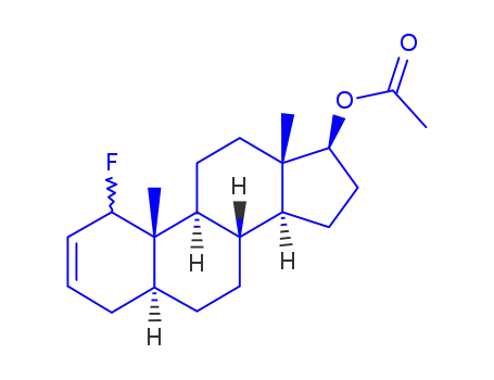 1-Fluoro-5α-androst-2-en-17β-ol 아세테이트