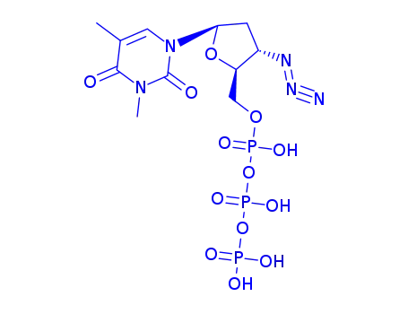N(3)-메틸-3'-아지도-3'-데옥시티미딘 5'-트리포스페이트