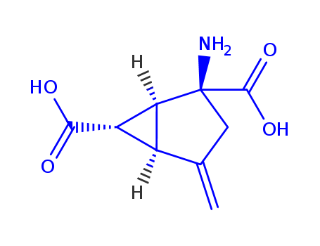 Bicyclo[3.1.0]hexane-2,6-dicarboxylicacid, 2-amino-4-methylene-, (1R,2R,5S,6R)-rel-
