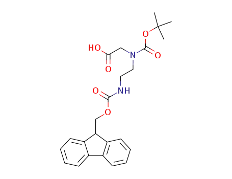 Glycine,
N-[(1,1-dimethylethoxy)carbonyl]-N-[2-[[(9H-fluoren-9-ylmethoxy)carbon
yl]amino]ethyl]-