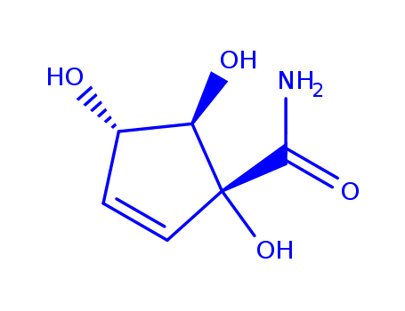 2-CYCLOPENTENE-1-CARBOXAMIDE,1,4,5-TRIHYDROXY-,(4R,5S)-REL-(-)-