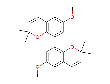 6,6'-Dimethoxy-2,2,2',2'-tetramethyl-8,8'-bi-2H-1-benzopyran