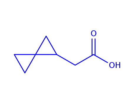 Molecular Structure of 14364-43-3 (spiropentaneacetic acid)