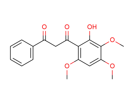 1-(2-hydroxy-3,4,6-trimethoxy-phenyl)-3-phenyl-propane-1,3-dione