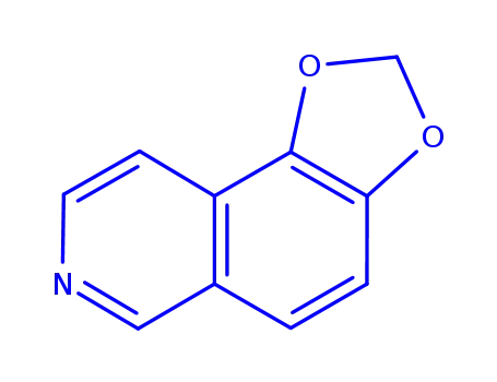 Molecular Structure of 234-16-2 (1,3-Dioxolo[4,5-f]isoquinoline)