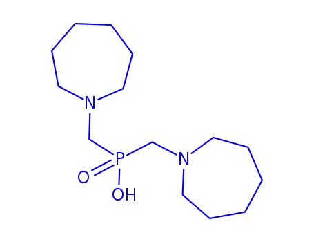 Molecular Structure of 244201-57-8 (bis(1-azepanylmethyl)phosphinic acid)