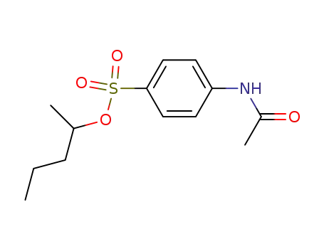4-(아세틸아미노)벤젠술폰산 1-메틸부틸 에스테르