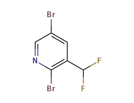 2,5-dibromo-3-difluoromethyl-pyridine