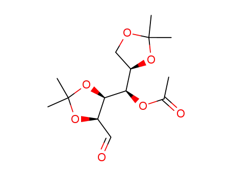 Molecular Structure of 159423-91-3 (4-O-acetyl-2,3:5,6-di-O-isopropylidene-aldehydo-D-mannose)