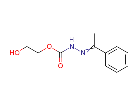 (1-phenyl-ethylidene)-carbazic acid-(2-hydroxy-ethyl ester)