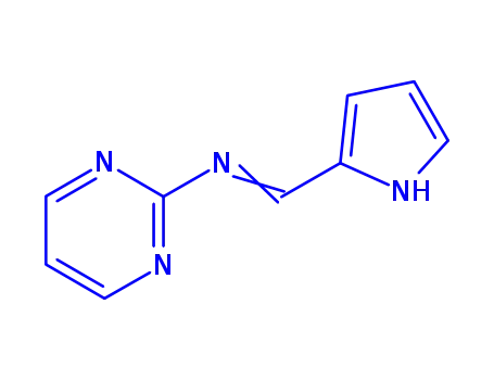 Molecular Structure of 146882-33-9 (N-(2'-pyrrylmethylidene)-2-aminopyrimidine)