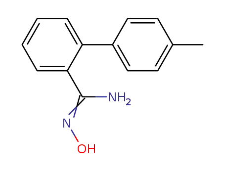 Molecular Structure of 147403-93-8 (4-Methylbiphenyl-2'-carboxamidoxime)