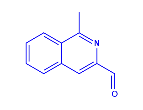 Molecular Structure of 1500249-21-7 (1-methylisoquinoline-3-carbaldehyde)