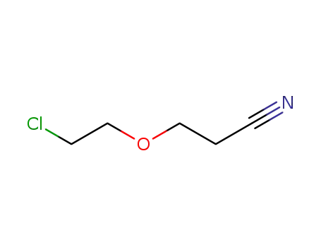 Molecular Structure of 1740-67-6 (Propanenitrile, 3-(2-chloroethoxy)-)