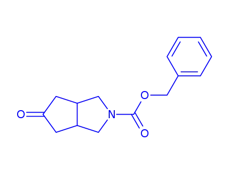 Molecular Structure of 148404-29-9 (benzyl 5-oxohexahydrocyclopenta[c]pyrrole-2(1H)-carboxylate)