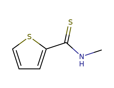 Molecular Structure of 107366-68-7 (2-Thiophenecarbothioamide, N-methyl-)