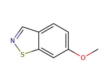 Molecular Structure of 147317-53-1 (6-methoxy-1,2-benzisothiazole)