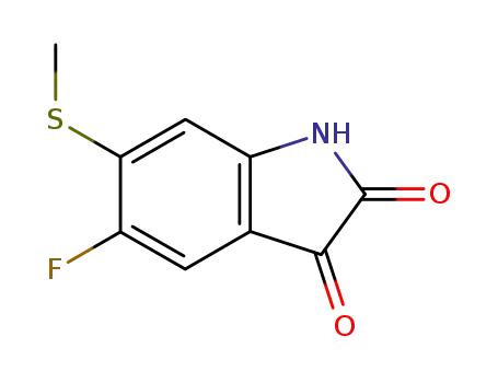 5-fluoro-6-methylthioisatin