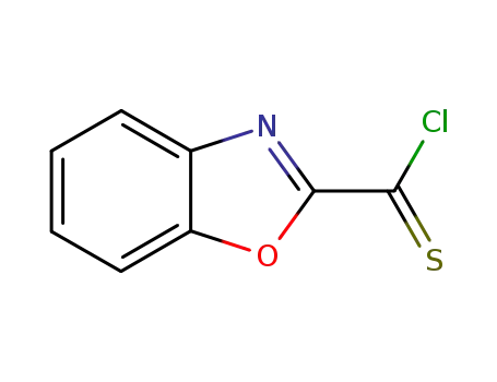 Molecular Structure of 61541-86-4 (2-Benzoxazolecarbothioyl chloride)