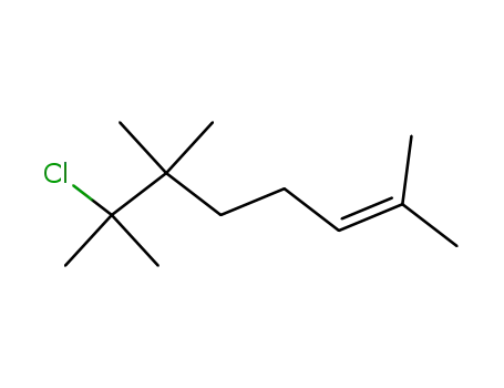 Molecular Structure of 88264-54-4 (2-Octene, 7-chloro-2,6,6,7-tetramethyl-)