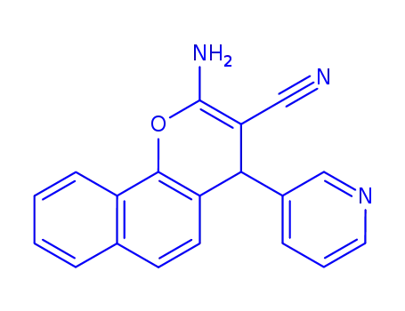 2-AMINO-4-(3-PYRIDINYL)-4H-BENZO[H]CHROMENE-3-CARBONITRILE
