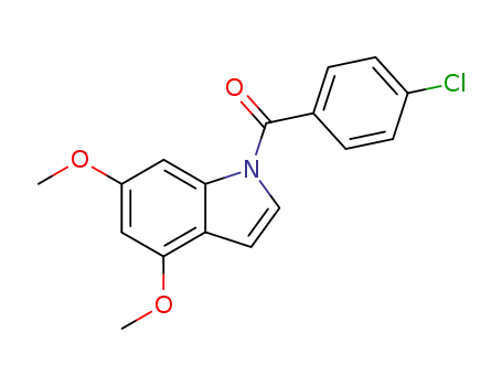 1-(4-chlorobenzoyl)-4,6-dimethoxyindole
