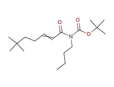 Butyl-((E)-6,6-dimethyl-hept-2-enoyl)-carbamic acid tert-butyl ester