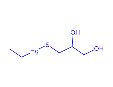 Mercury,ethyl[3-(mercapto-kS)-1,2-propanediolato]-