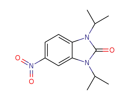 Molecular Structure of 925220-86-6 (2H-Benzimidazol-2-one, 1,3-dihydro-1,3-bis(1-methylethyl)-5-nitro-)