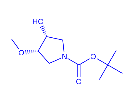 1-pyrrolidinecarboxylic acid, 3-hydroxy-4-methoxy-, 1,1-dimethylethyl ester, (3r,4r)-rel-