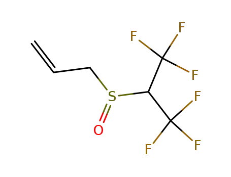 3-<<2,2,2-Trifluor-1-(trifluormethyl)ethyl>sulfinyl>-1-propen