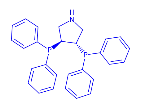 Molecular Structure of 145693-67-0 ((3S,4S)-(-)-BIS(DIPHENYLPHOSPHINO)PYRROLIDINE)