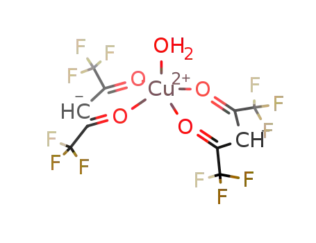 Cu(1,1,1,6,6,6-hexafluoropentane-2,4-dionato)2(H<sub>2</sub>O)