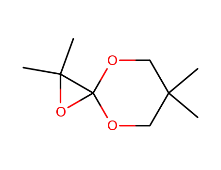 Molecular Structure of 25109-69-7 (2,2,6,6-Tetramethyl-1,4,8-trioxaspiro[2.5]octane)