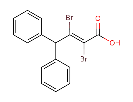 2,3-dibromo-4,4-diphenyl-crotonic acid