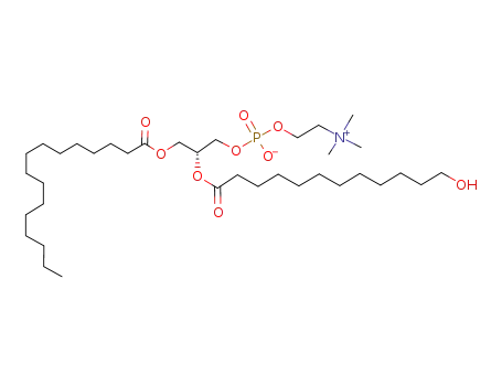 1-palmitoyl-2-(12-hydroxydodecanoyl)-sn-glycero-3-phosphocholine