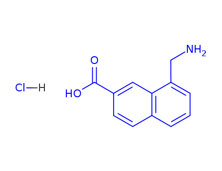 8-(aminomethyl)naphthalene-2-carboxylic acid hydrochloride