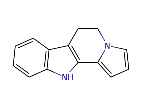 Molecular Structure of 27797-87-1 (5H-Indolizino[8,7-b]indole,6,11-dihydro-)