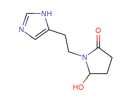(5R)-5-hydroxy-1-[2-(1H-imidazol-5-yl)ethyl]pyrrolidin-2-one