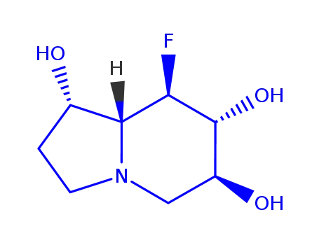1,6,7-Indolizinetriol, 8-fluorooctahydro-, 1S-(1.alpha.,6.beta.,7.alpha.,8.beta.,8a.beta.)-